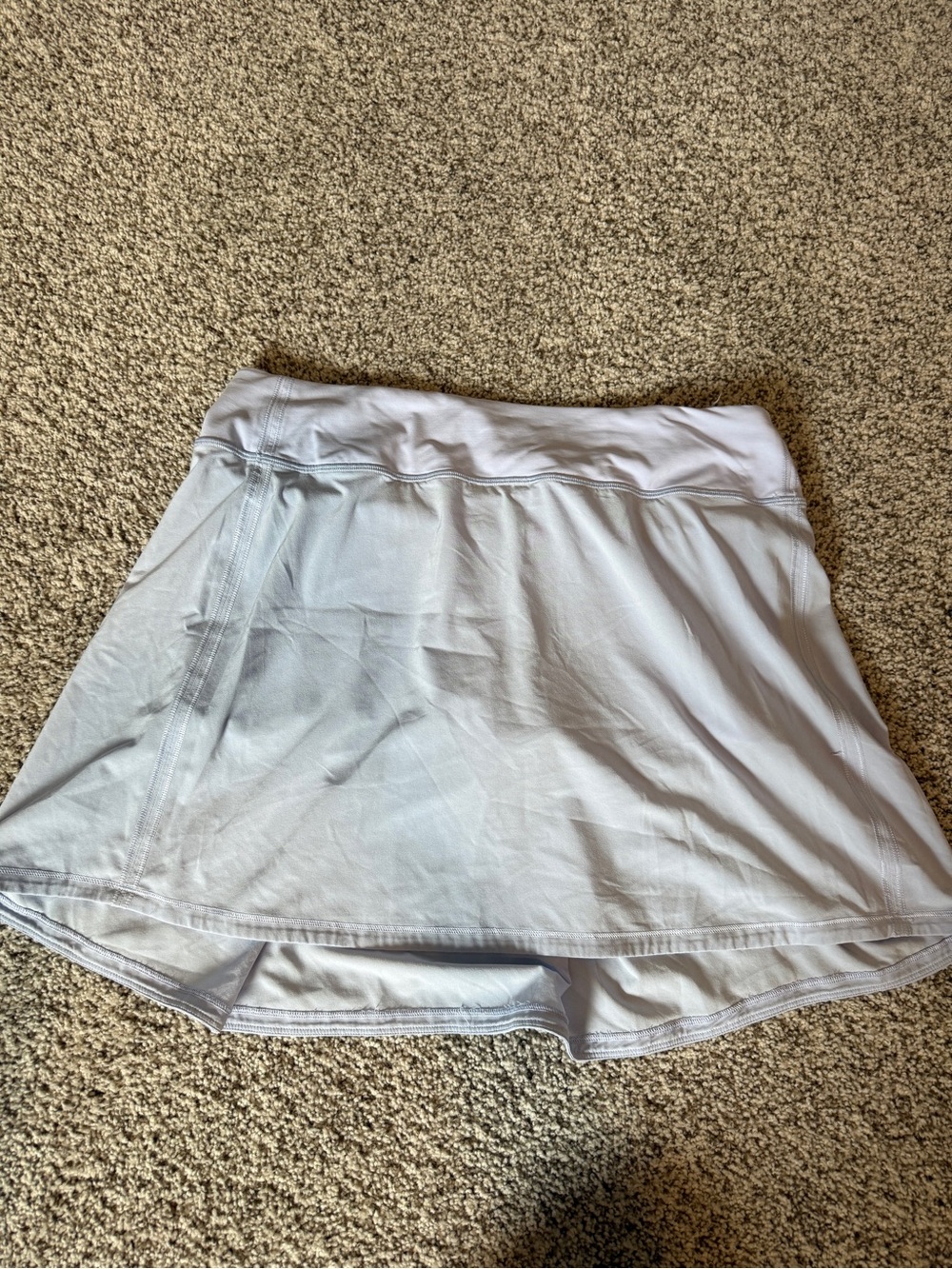 lululemon athletica light gray athletic skort